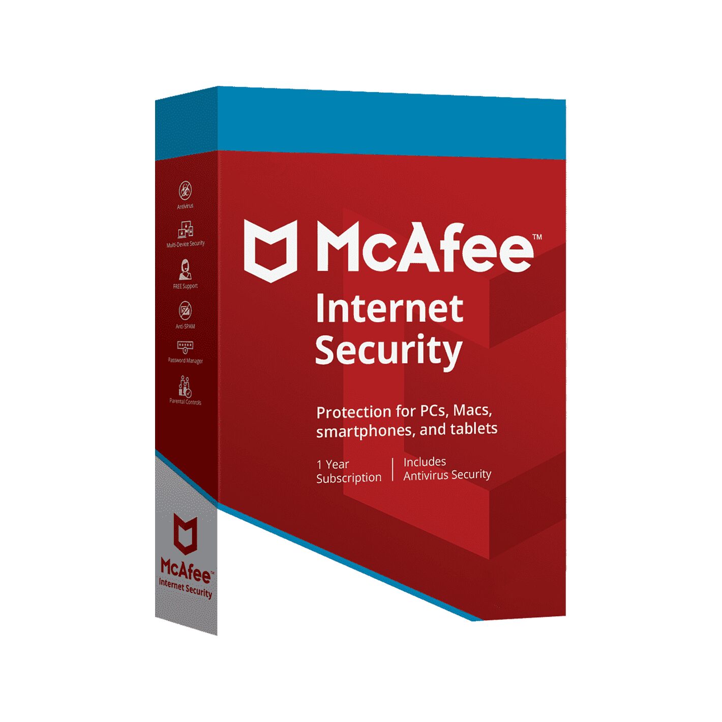 McAfee Internet Security para 10 usuários por 1 ano